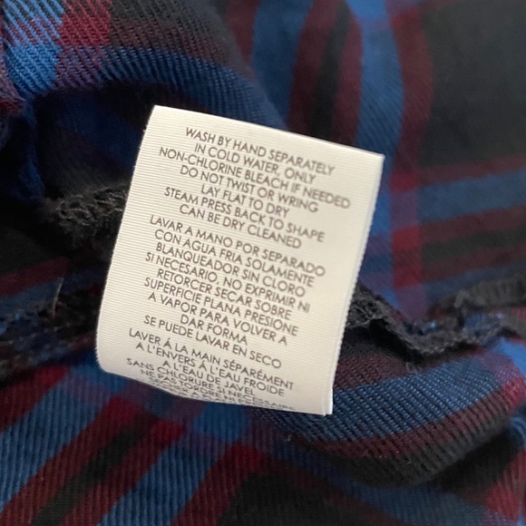 CAbi #3431 Plaid Ruffled Peplum Button Down Shirt - Picture 8 of 10